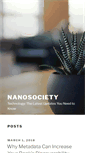 Mobile Screenshot of nano-society.org