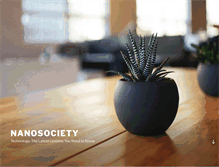 Tablet Screenshot of nano-society.org